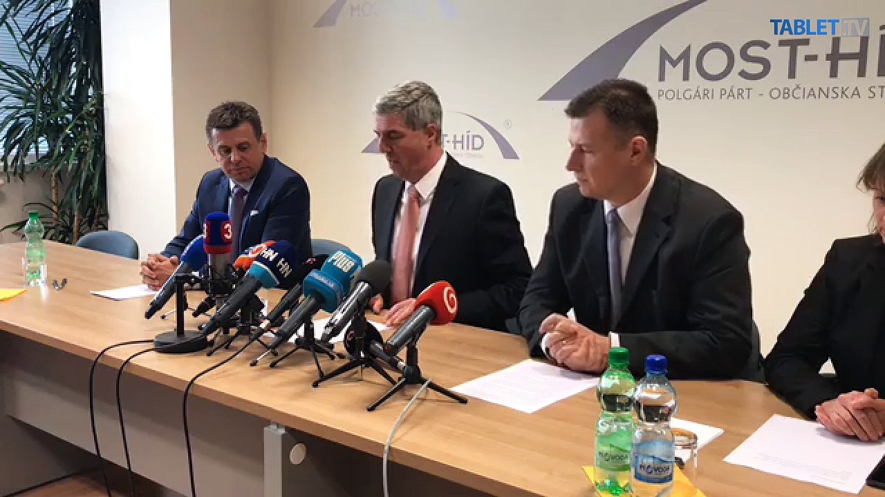 ZÁZNAM: TK predstaviteľov strany Most-Híd