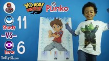 Yo-Kai Watch PLINKO Game 2 - Eerie VS Shady YoKai Medallium Medals Battle