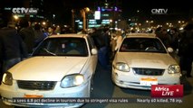 Taxi Vs Uber: Egyptian taxis protest against Uber