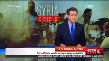 Syria Crisis: world envoys agree ceasefire