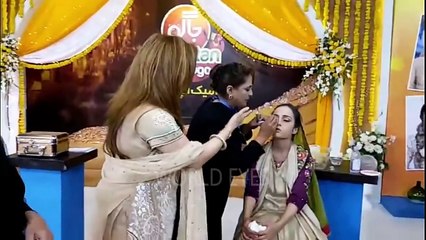 Amber Khan Badly Abusing Beauticians During Live Sanam Jung's Morning Show - Jago Pakistan Jago