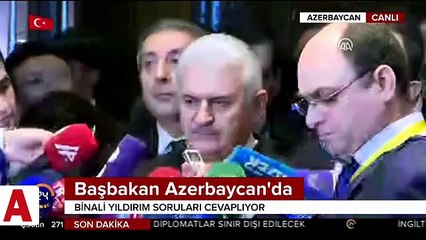 Başbakan Yıldırım: Terörle mücadelede Azerbaycan�ın yanındayız