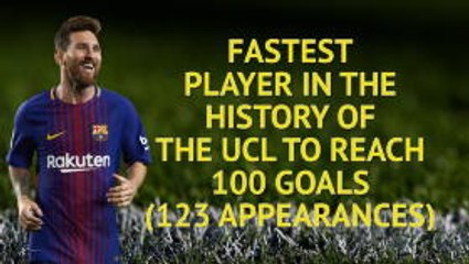 Messi's 100 goals