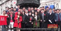 Imperial College London students welcome Xi visit