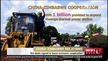 Ten deals signed to boost China-Zimbabwe economic cooperation