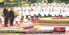 Vietnamese leaders hold welcoming ceremony for Chinese president