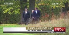 Queen Elizabeth II bids farewell to Xi and the first lady