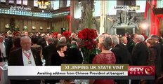 Full video: London’s Lord Mayor hosts banquet in Xi's honor