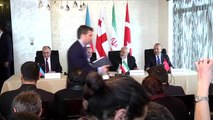 Türkiye-Azerbaycan-Gürcistan-İran Dışişleri Bakanları Dörtlü Toplantısı - Bakan Çavuşoğlu - Bakü