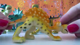 6 NUEVOS DINOSAURIOS DE JUGUETE cuentan un cuento infantil | Vídeos de dinosaurios para niños