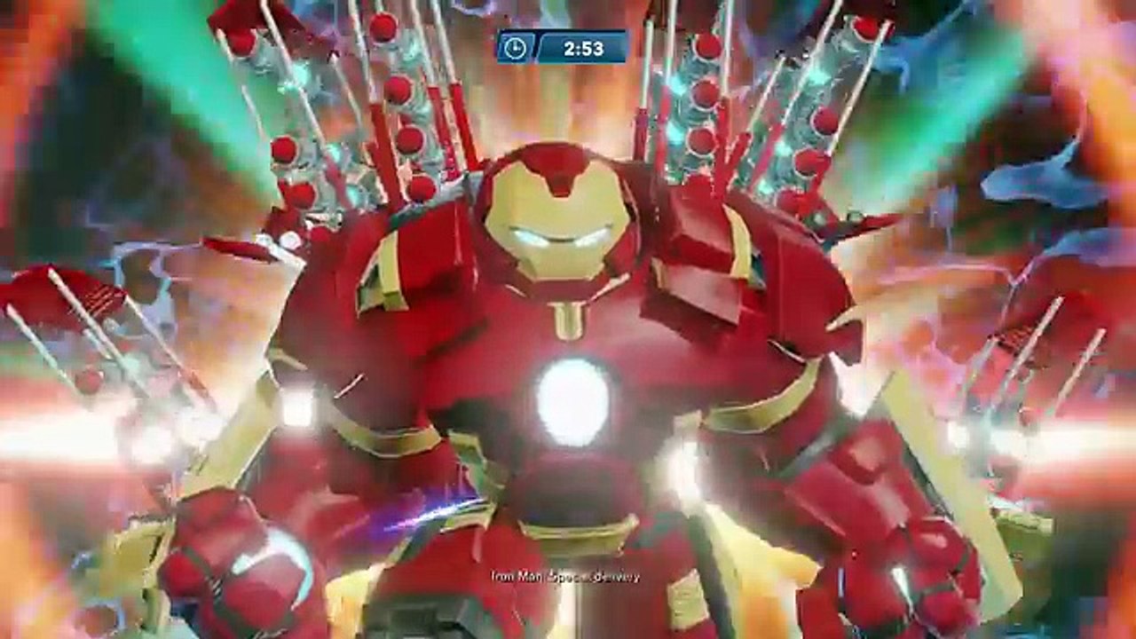 Hulkbuster VS Black Suit Spiderman Marvel Battlegrounds Disney Infinity 3.0 Versus