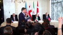 Türkiye-Azerbaycan-Gürcistan-İran Dışişleri Bakanları Dörtlü Toplantısı - Bakan Çavuşoğlu - BAKÜ