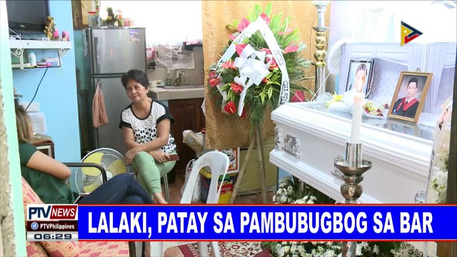 #PTVNEWS: Lalaki, patay sa pambubugbog sa bar