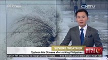 Typhoon hits Okinawa after striking Philippines