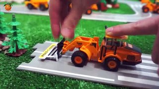 Camiones de Construcción para Niños en español - Excavadora, Tror - Juego de Construcción Carros