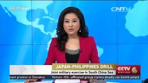 Japan Philippines joint military exercise in S  China Sea