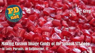 Subaru STI candy.- Custom Candy Making