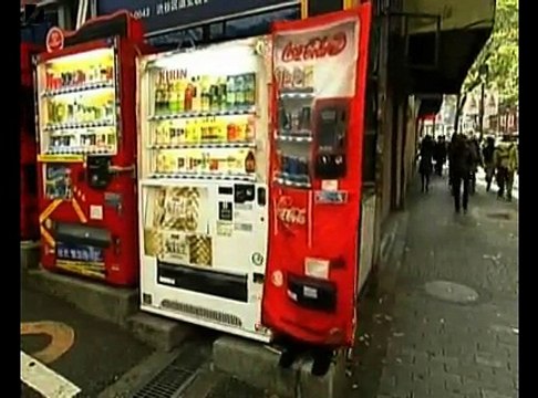 Japanese invention- The vending machine dress.