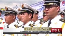 China, Russia launch joint naval drills