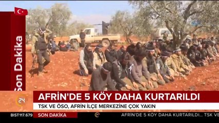 Afrin harekatında 5 köy daha kurtarıldı