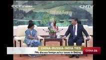 FMs of China, Russia and India discuss foreign policy issues in Beijing