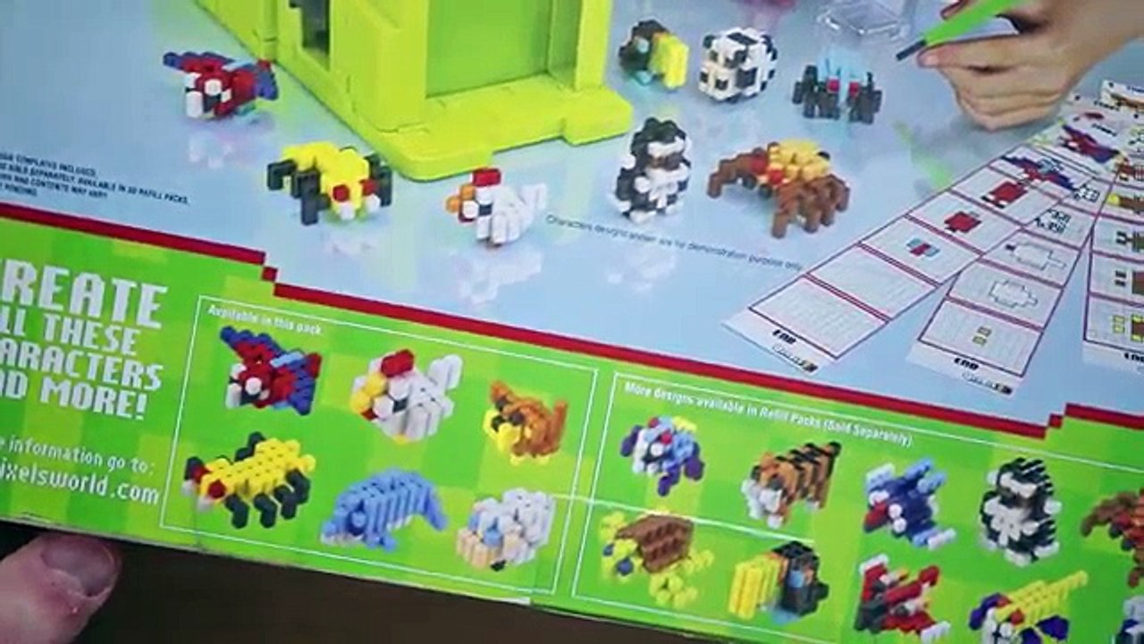 CREAZIONI CON QIXELS 3D MAKER: proviamo i CUBI Acqua Attacca