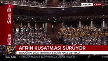 Cumhurbaşkanı Erdoğan'dan AP'ye Afrin mesajı: İşimiz bitmeden dönmeyeceğiz