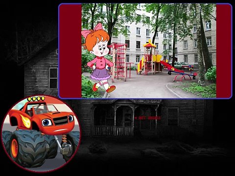 ВСПЫШ СТРАШНЫЙ ДОМ - ПОХИЩЕНИЕ РЕБЕНКА. Страшная сказка мультик для детей. Страшилки. #Всезнайка