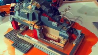 Lego VOLCANO SCIENCE Project DIY Volcano ERUPTION for Kids How to Make LAVA Disney Cars Mater