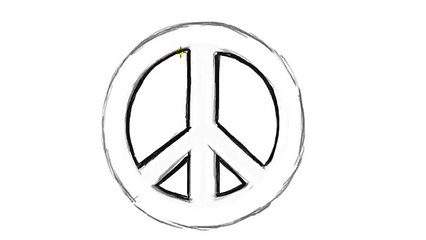 How to Draw PEACE Sign - Cool Things to Draw | MAT