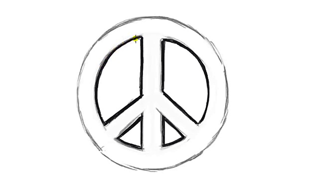 How to Draw PEACE Sign - Cool Things to Draw | MAT