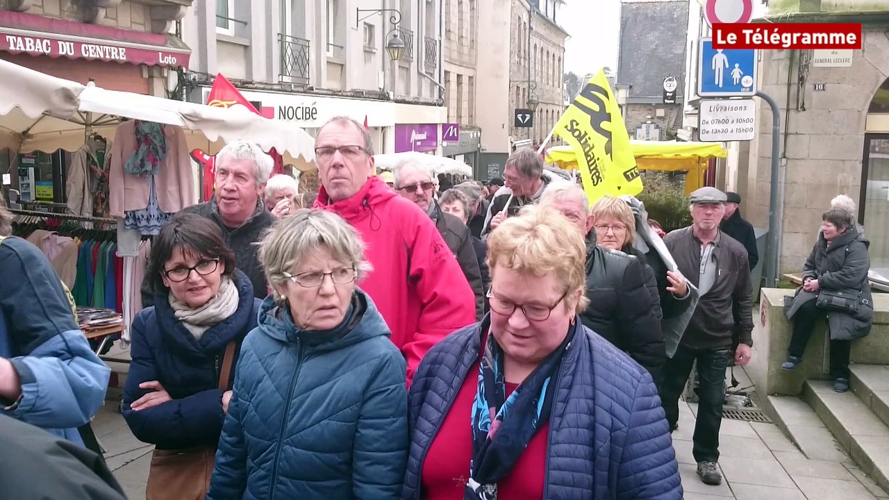 Lannion. Environ 800 retraités dans la rue