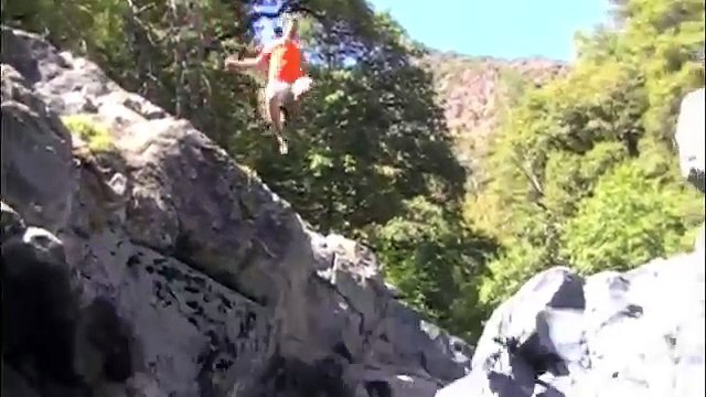 2012 Sailor Canyon Hike (Faithful Word Baptist Church) Jumping Cliff Diving Tahoe National Forest