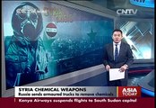 Russia sends armored trucks to remove chemicals from Syria