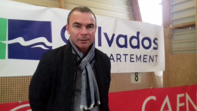 Lionel Jaffredo sur le sport boules, boule lyonnaise à l'occasion de la sixième étape du Super 16 féminin à Caen