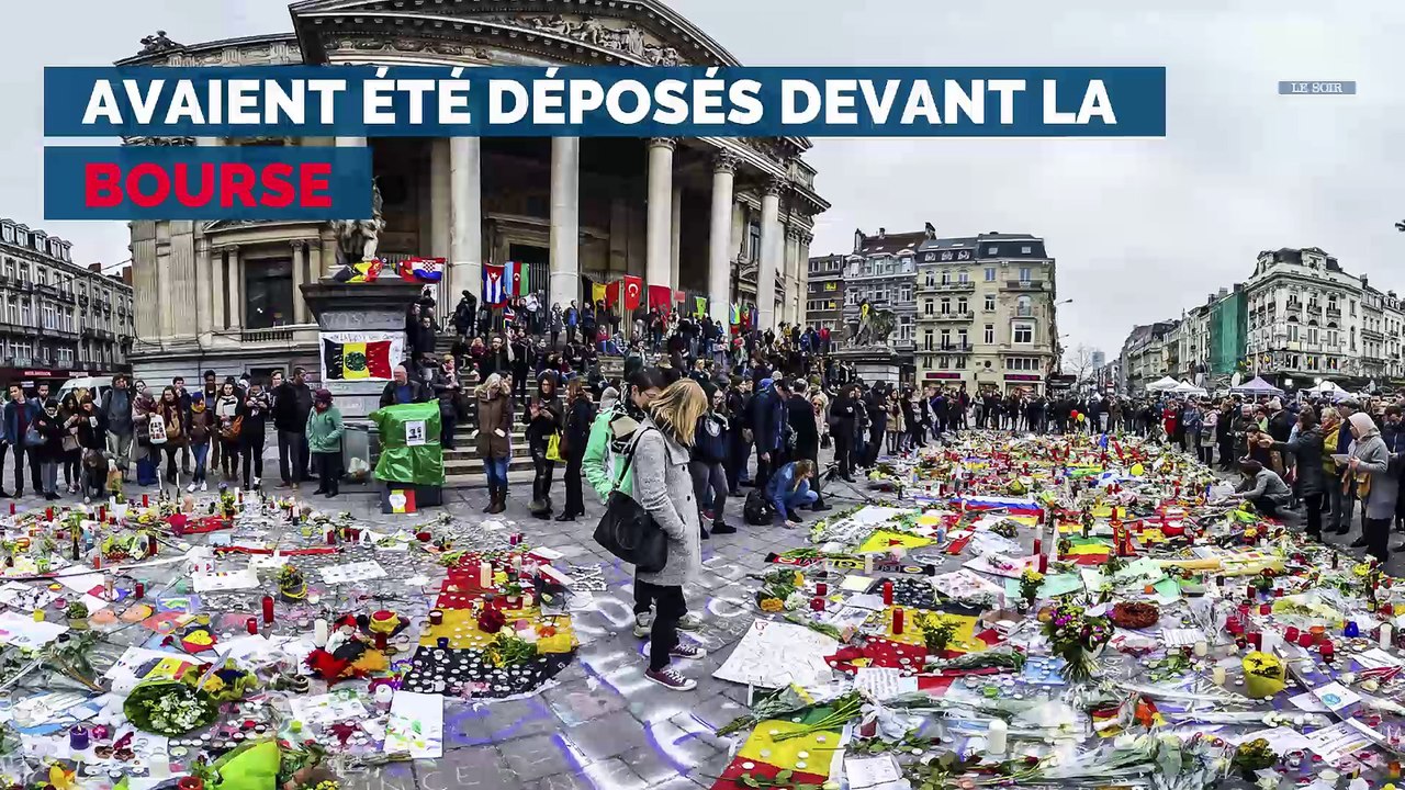Les messages d’hommage aux victimes des attentats de Bruxelles sont numérisés
