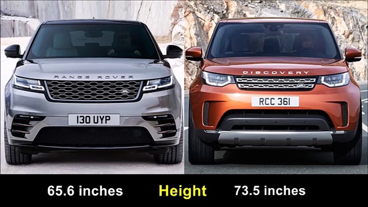 2018 Range Rover Velar vs 2017 Land Rover Discovery