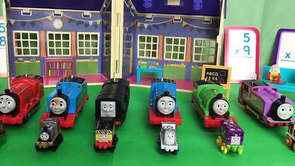 Thomas & Friends Minis go to School - Worlds Strongest Engine Toy Train Fun