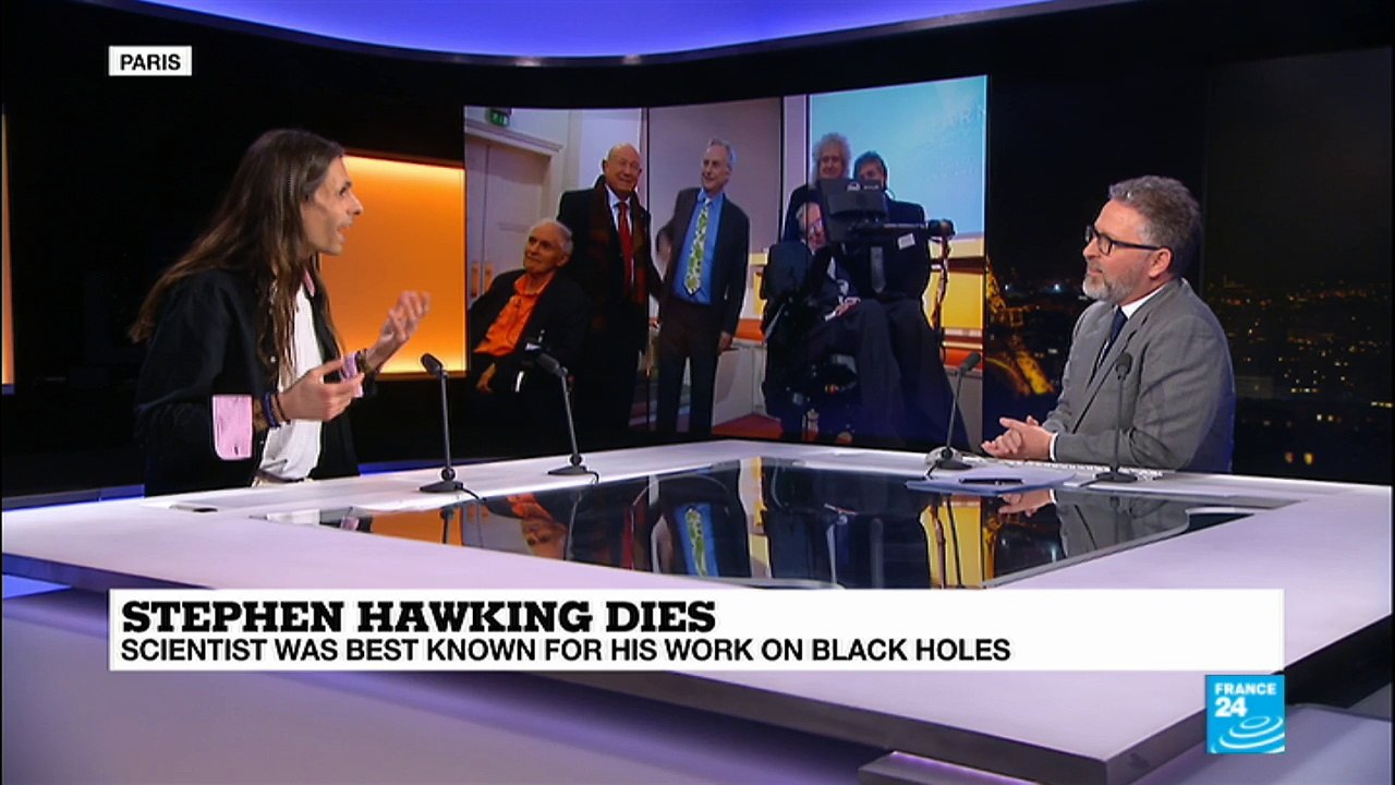 Stephen Hawking passing:" he discovered the famous evaporation of black holes".