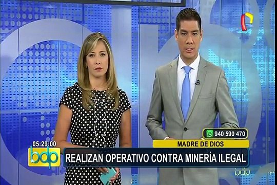 Madre de Dios: se realiza operativo contra la minería ilegal