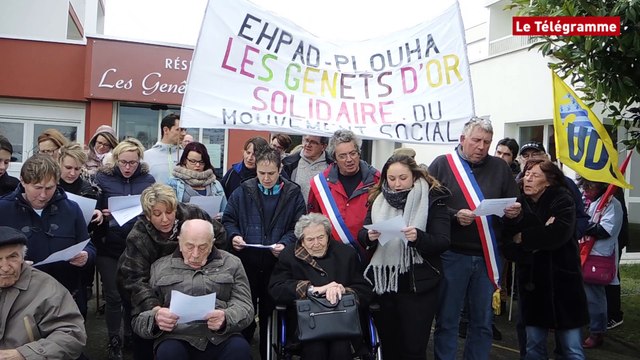 Plouha (22). Les salariés des Ehpad manifestent contre « la maltraitance institutionnelle »