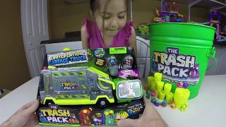 Trash Pack Biggest Surprise Trash Can with Play Doh Surprise Egg Toys & Kinder Eggs Opening