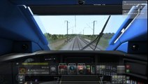 Train Simulator 2016: TGV Duplex (Making top speed 525 km/h)