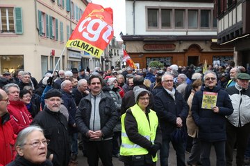 Retraités: à Colmar, "une manifestation extraordinaire"