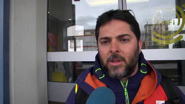Hautes-Alpes : Philippe Martinez, secrétaire général de la CGT, apporte son soutient au cheminots de la ligne des Alpes