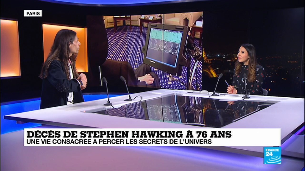 Décès de Stephen Hawking: "C''est quelqu''un qui a réussi à penser au-delà des évidences".