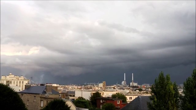 arcus et orage au Havre