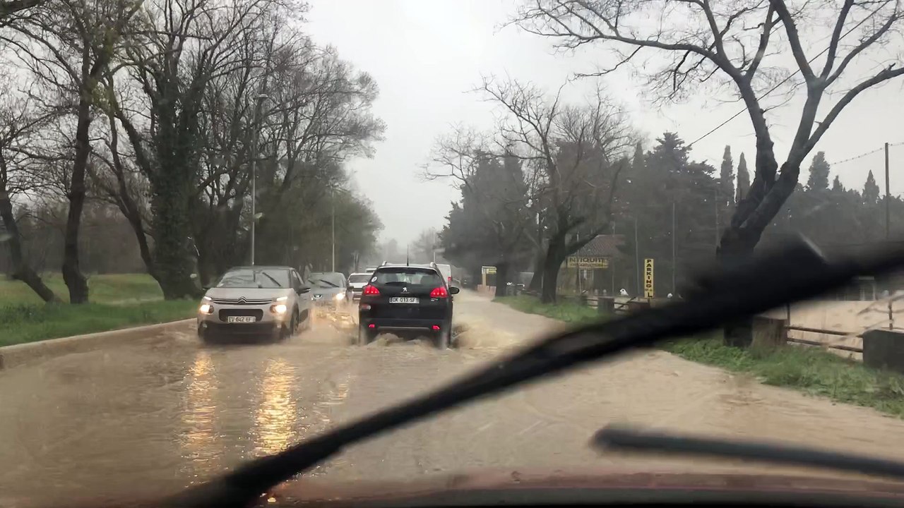 Pluies diluviennes sur le golfe de Saint-Tropez