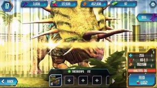 Triceratops Max Level | Jurassic World The Game