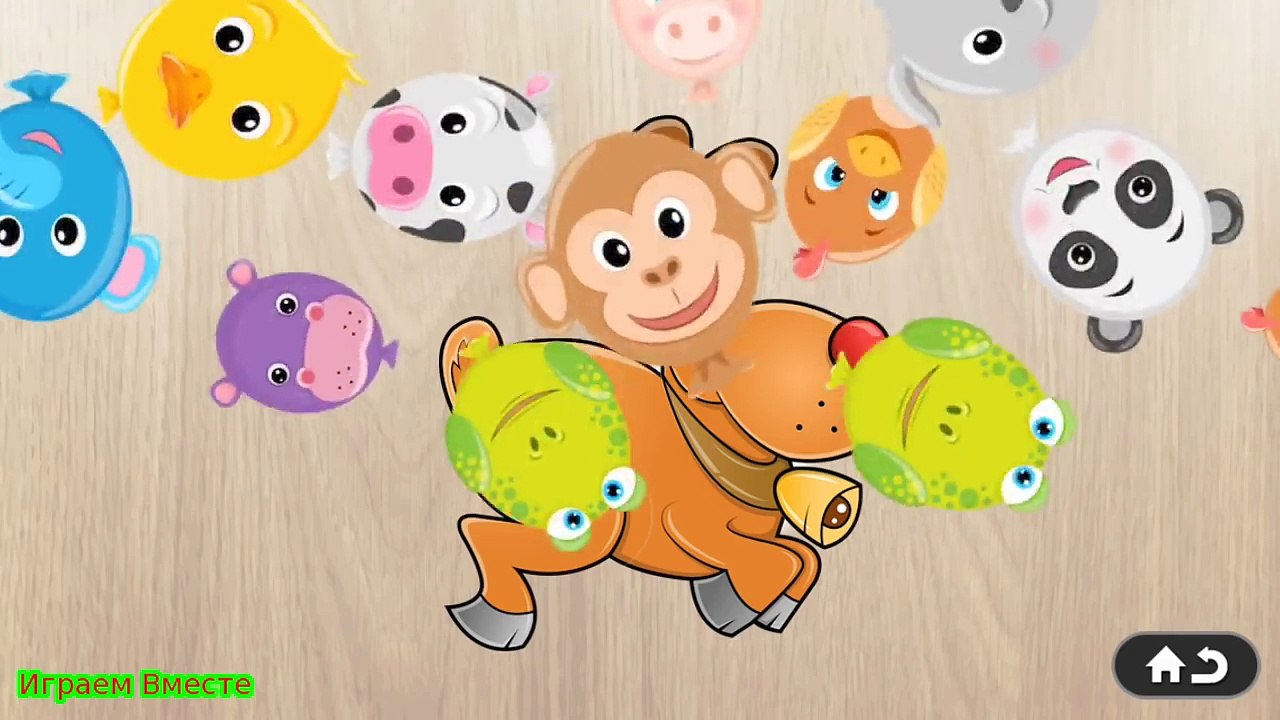 Пазлы, Животные, Развивающие мультики, Игры для детей